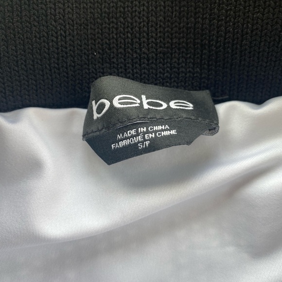 Bebe blue black and white midi skirt size s - Picture 2 of 6